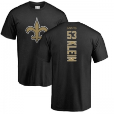 NFL Nike New Orleans Saints #53 A.J. Klein Black Backer T-Shirt