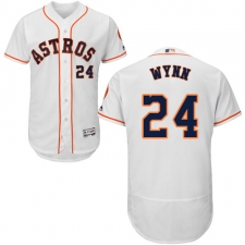 Men's Majestic Houston Astros #24 Jimmy Wynn White Flexbase Authentic Collection MLB Jersey