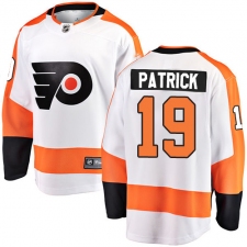 Men's Philadelphia Flyers #19 Nolan Patrick Fanatics Branded White Away Breakaway NHL Jersey