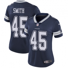 Women's Nike Dallas Cowboys #45 Rod Smith Navy Blue Team Color Vapor Untouchable Limited Player NFL Jersey