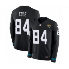 Men's Nike Jacksonville Jaguars #84 Keelan Cole Limited Black Therma Long Sleeve NFL Jersey
