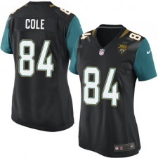 Women's Nike Jacksonville Jaguars #84 Keelan Cole Game Black Alternate NFL Jersey