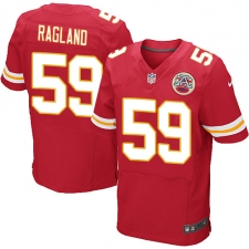 Men's Nike Kansas City Chiefs #59 Reggie Ragland Red Team Color Vapor Untouchable Elite Player NFL Jersey