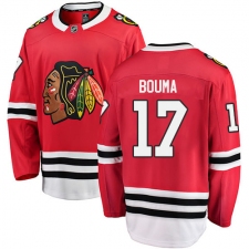 Men's Chicago Blackhawks #17 Lance Bouma Fanatics Branded Red Home Breakaway NHL Jersey