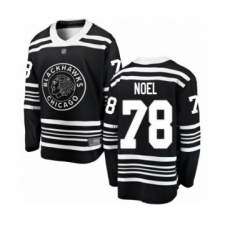 Men's Chicago Blackhawks #78 Nathan Noel Black Alternate Fanatics Branded Breakaway Hockey Jersey