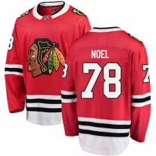 Men's Chicago Blackhawks #78 Nathan Noel Fanatics Branded Red Home Breakaway NHL Jersey