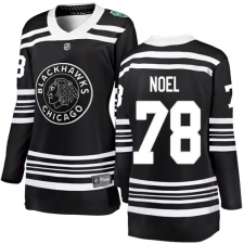 Women's Chicago Blackhawks #78 Nathan Noel Black 2019 Winter Classic Fanatics Branded Breakaway NHL Jersey