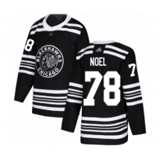 Youth Chicago Blackhawks #78 Nathan Noel Authentic Black Alternate Hockey Jersey