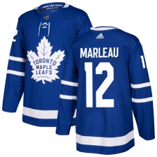 Men's Adidas Toronto Maple Leafs #12 Patrick Marleau Premier Royal Blue Home NHL Jersey
