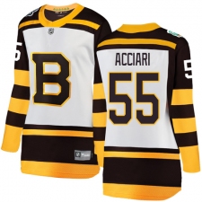 Women's Boston Bruins #55 Noel Acciari White 2019 Winter Classic Fanatics Branded Breakaway NHL Jersey