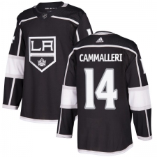 Men's Adidas Los Angeles Kings #14 Mike Cammalleri Authentic Black Home NHL Jersey