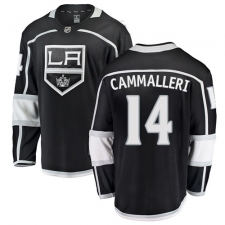 Men's Los Angeles Kings #14 Mike Cammalleri Authentic Black Home Fanatics Branded Breakaway NHL Jersey