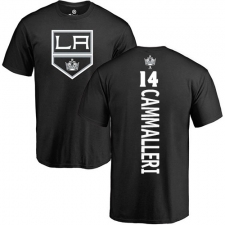 NHL Adidas Los Angeles Kings #14 Mike Cammalleri Black Backer T-Shirt