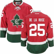 Youth Reebok Montreal Canadiens #25 Jacob de la Rose Authentic Red New CD NHL Jersey