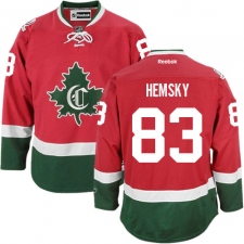 Men's Reebok Montreal Canadiens #83 Ales Hemsky Authentic Red New CD NHL Jersey