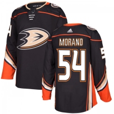 Men's Adidas Anaheim Ducks #54 Antoine Morand Premier Black Home NHL Jersey