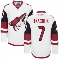 Women's Reebok Arizona Coyotes #7 Keith Tkachuk Authentic White Away NHL Jersey