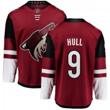 Men's Arizona Coyotes #9 Bobby Hull Fanatics Branded Burgundy Red Home Breakaway NHL Jersey