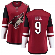 Women's Arizona Coyotes #9 Bobby Hull Fanatics Branded Burgundy Red Home Breakaway NHL Jersey