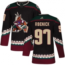 Men's Adidas Arizona Coyotes #97 Jeremy Roenick Premier Black Alternate NHL Jersey