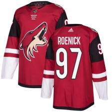 Men's Adidas Arizona Coyotes #97 Jeremy Roenick Premier Burgundy Red Home NHL Jersey