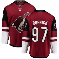 Men's Arizona Coyotes #97 Jeremy Roenick Authentic Burgundy Red Home Fanatics Branded Breakaway NHL Jersey