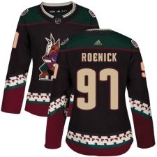 Women's Adidas Arizona Coyotes #97 Jeremy Roenick Premier Black Alternate NHL Jersey