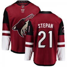 Youth Arizona Coyotes #21 Derek Stepan Fanatics Branded Burgundy Red Home Breakaway NHL Jersey