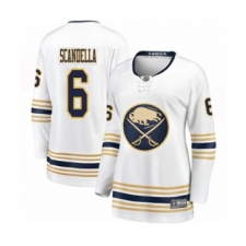 Women's Buffalo Sabres #6 Marco Scandella Fanatics Branded White 50th Season Breakaway Hockey Jersey