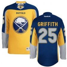 Youth Reebok Buffalo Sabres #25 Seth Griffith Authentic Gold Third NHL Jersey