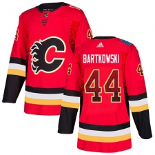Men's Adidas Calgary Flames #44 Matt Bartkowski Authentic Red Drift Fashion NHL Jersey