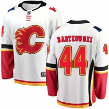 Men's Calgary Flames #44 Matt Bartkowski Fanatics Branded White Away Breakaway NHL Jersey