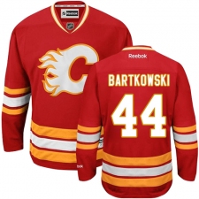 Men's Reebok Calgary Flames #44 Matt Bartkowski Authentic Red Third NHL Jersey
