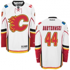 Men's Reebok Calgary Flames #44 Matt Bartkowski Authentic White Away NHL Jersey