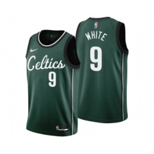 Men's Boston Celtics #9 Derrick White 2022-23 Green City Edition Stitched Jersey