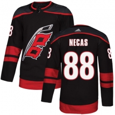 Men's Adidas Carolina Hurricanes #88 Martin Necas Premier Black Alternate NHL Jersey