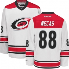 Women's Reebok Carolina Hurricanes #88 Martin Necas Authentic White Away NHL Jersey