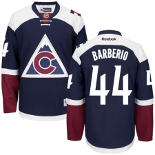 Youth Reebok Colorado Avalanche #44 Mark Barberio Authentic Blue Third NHL Jersey