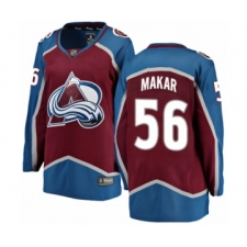 Women's Colorado Avalanche #56 Cale Makar Authentic Maroon Home Fanatics Branded Breakaway NHL Jersey