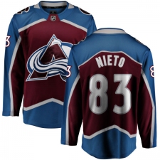 Youth Colorado Avalanche #83 Matt Nieto Fanatics Branded Maroon Home Breakaway NHL Jersey