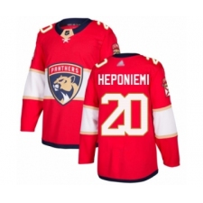 Youth Florida Panthers #20 Aleksi Heponiemi Authentic Red Home Hockey Jersey