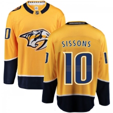 Youth Nashville Predators #10 Colton Sissons Fanatics Branded Gold Home Breakaway NHL Jersey