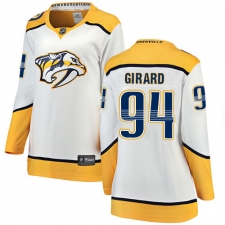 Women's Nashville Predators #94 Samuel Girard Fanatics Branded White Away Breakaway NHL Jersey