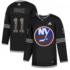 Men's Adidas New York Islanders #11 Shane Prince Black Authentic Classic Stitched NHL Jersey