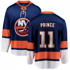 Men's New York Islanders #11 Shane Prince Fanatics Branded Royal Blue Home Breakaway NHL Jersey