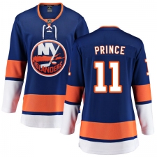 Women's New York Islanders #11 Shane Prince Fanatics Branded Royal Blue Home Breakaway NHL Jersey