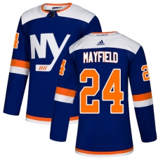 Youth Adidas New York Islanders #24 Scott Mayfield Premier Blue Alternate NHL Jersey