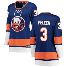 Women's New York Islanders #3 Adam Pelech Fanatics Branded Royal Blue Home Breakaway NHL Jersey