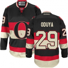 Men's Reebok Ottawa Senators #29 Johnny Oduya Authentic Black Third NHL Jersey