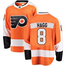 Men's Philadelphia Flyers #8 Robert Hagg Fanatics Branded Orange Home Breakaway NHL Jersey